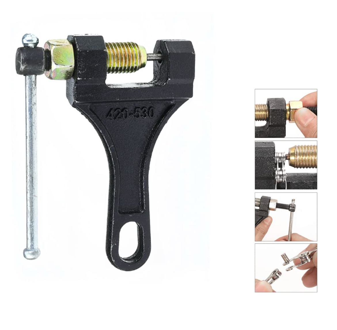 ZONKIE Bike Chain Single-Speed, Bicycle Chain 1 Speed, 1/2 × 1/8 inch,116 Links