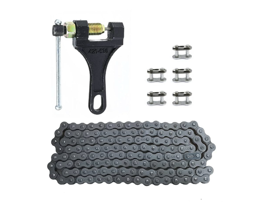 ZONKIE Bike Chain Single-Speed, Bicycle Chain 1 Speed, 1/2 × 1/8 inch,116 Links